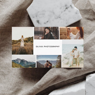 Photo Collage Carte de visite moderne