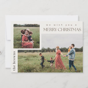 Photo Collage Christmas Holiday Card