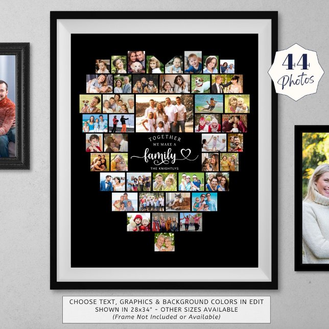 Photo Collage Coeur Ensemble Nous Fabriquons Une F (Créateur téléchargé)