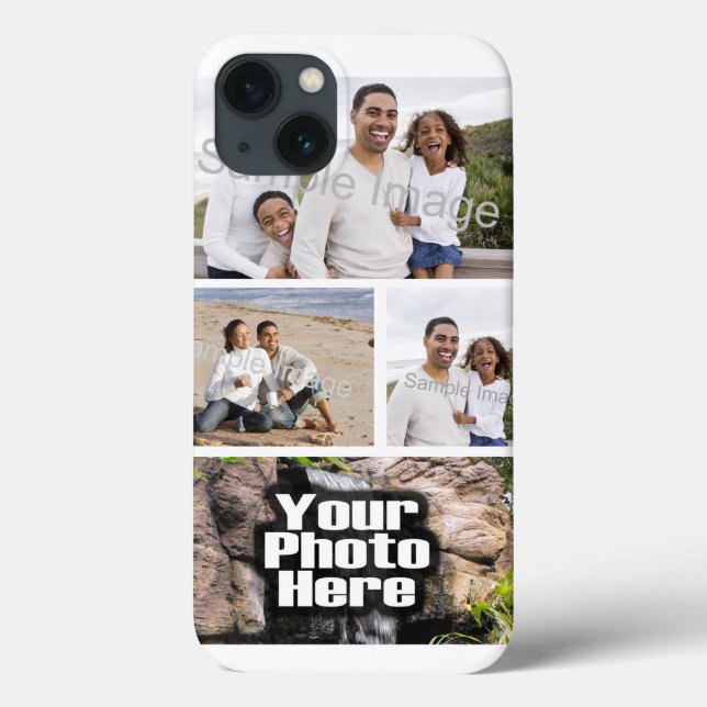 Photo Collage Custom Digital Picture Case-Mate iPhone Case (Back)