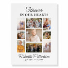 Photo Collage Custom Funeral Memorial Welcome