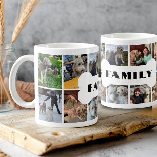 Photo Collage Dog Family Coffee Mug