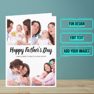 Photo Collage Father's Day Card