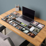 Photo Collage Film Strip Personalized DIY Custom Desk Mat<br><div class="desc">Create a Photo film strip themed Personalized desk mat from Ricaso - add 18 photographs to this filmstrip desk mat office accessory - a great addition to your home or office desk, keep your loved ones with you while you work, add photographs of your pets - the choice is yours....</div>