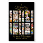 Photo Collage Funérailles Célébration de la vie Bi