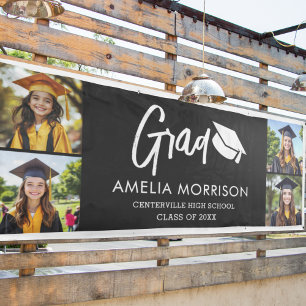 Photo Collage Graduate Class of Graduation Banner