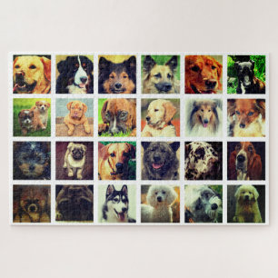 Photo Collage Jigsaw Puzzle Of Dogs