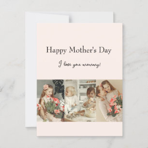 Photo Collage & Message - Personalized Gift Postcard