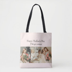 Photo Collage & Message - Personalized Gift    Tote Bag