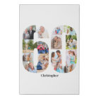 Photo Collage Number 60 Custom 60th Birthday