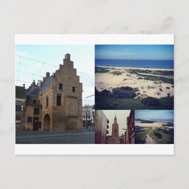 Photo collage of The Hague 2 Postcard (Front)