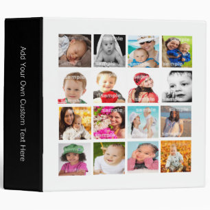 Photo Collage Personalized Binder
