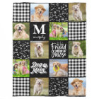 Photo Collage Personalized DOG MOM Unique Quilt