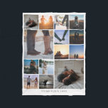 Photo Collage Personalized Fleece Blanket<br><div class="desc">Easy Make a Photo Collage Mosaic Personalized fleece blanket from Ricaso - add your own photographs that mean a lot to you and create yourself a wonderful unique one of a kind blanket that you will cherish forever</div>