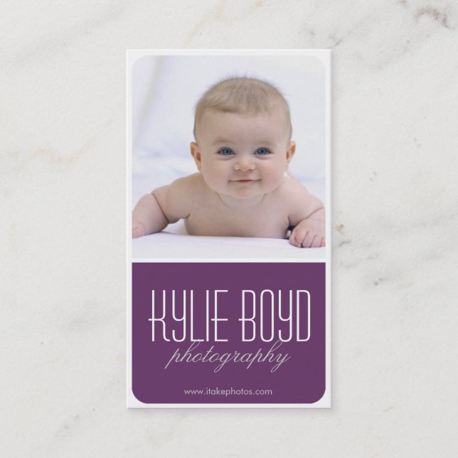 Photo Collage Photography Business Cards (Front)