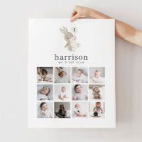 Photo Collage Poster - Bunny Balloon