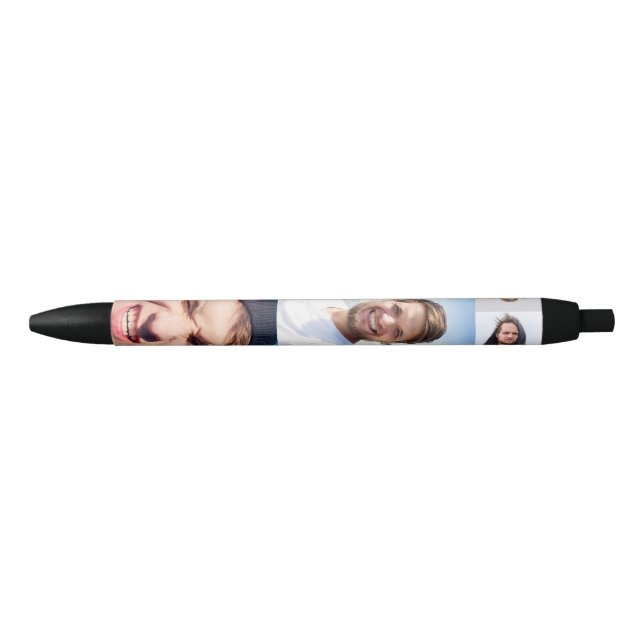 Photo Collage Put Your Face On a Black Ink Pen (Front)