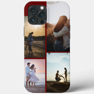 Photo Collage Romantic iPhone 13 Pro Max Case