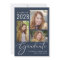 Photo Collage Script Blue Graduation