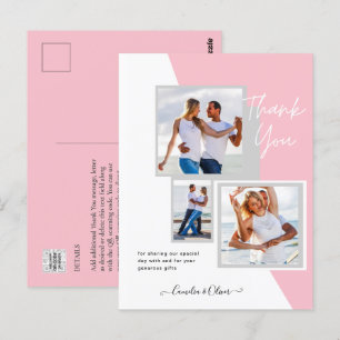 Photo Collage THANK YOU Wedding/Baby/Graduate/ANY Postcard