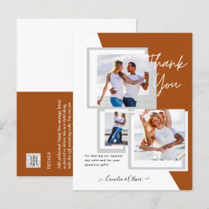 Photo Collage THANK YOU Wedding/Baby/Graduate/ANY Postcard