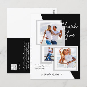 Photo Collage THANK YOU Wedding/Baby/Graduate/ANY Postcard