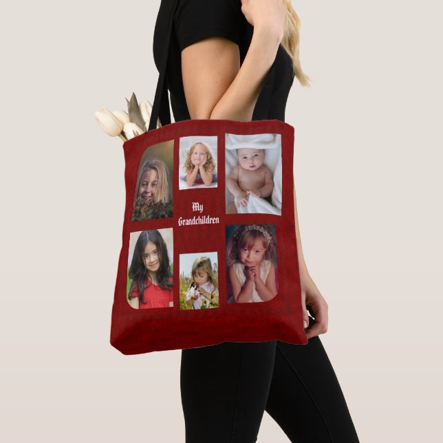 PHOTO COLLAGE TOTE BAG (Close Up)