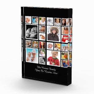 Photo Collage Unique Custom Personalized Block