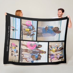 Photo Collage  Unique Personalized DIY Custom Fleece Blanket