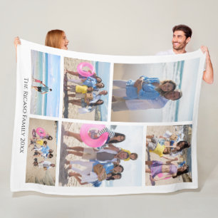 Photo Collage  Unique Personalized DIY Custom Fleece Blanket