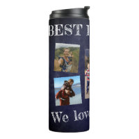 Photo collage we love you dad Fathers Day