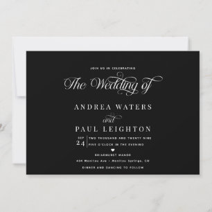 Photo Collage Wedding Qr Code Invitations