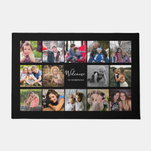 Photo Collage Welcome Custom Doormat
