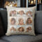 Photo Collage with 9 square photos - Taupe