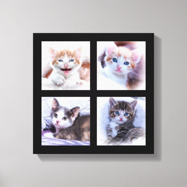Photo Collage Wrapped Canvas (Front)