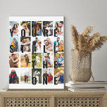 Photo Collage You're Still the One 20 Picture Canvas Print<br><div class="desc">Wedding anniversary photo canvas gift for your partner. The design features oversized print which reads "You're Still the One", displayed as an overlay on your pictures. The photo template is set up for you to add 20 of your favourite photos, all of which are displayed in vertical portrait format. This...</div>