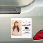 Photo Congrats Red Black & White Graduation Parade