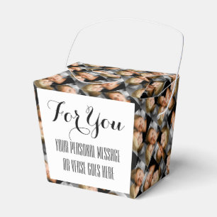 Photo couples family celebration DIY Favor Box