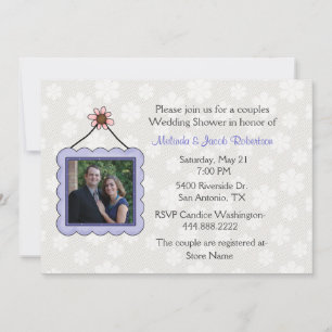 Photo Couples Wedding Shower Invitation
