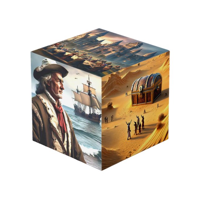 Photo Cube Boîte Cadeau Histoire Disposition (Angle devant)