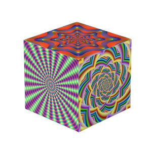 Photo Cube with Fractal Images