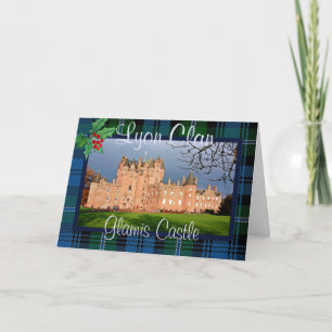 Photo Custom Lyon Scottish Clan Glamis Castle Xmas Card