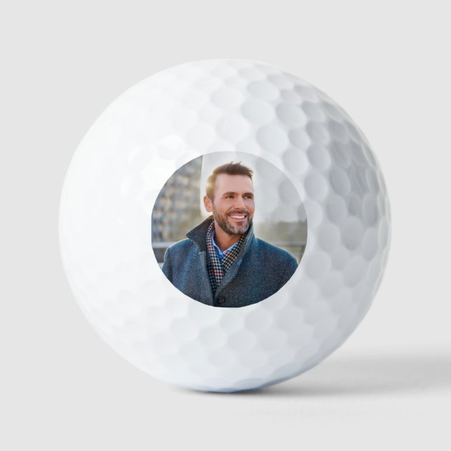Photo Custom Personalize Golf Balls (Front)