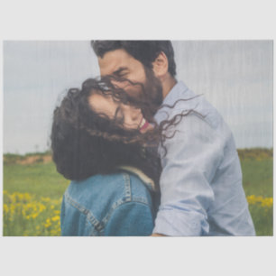 Photo Custom Personalized Couple Tissue Paper