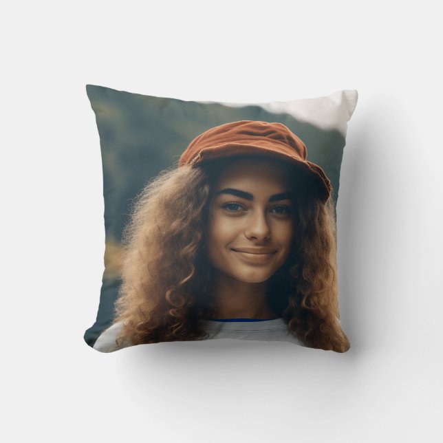 PHOTO CUSTOM THROW PILLOW (Front)