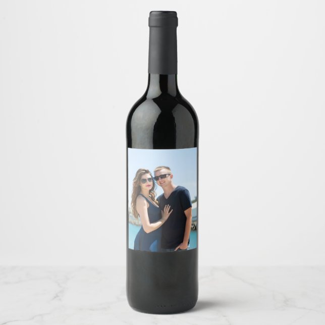 PHOTO CUSTOM WINE LABEL (Front)