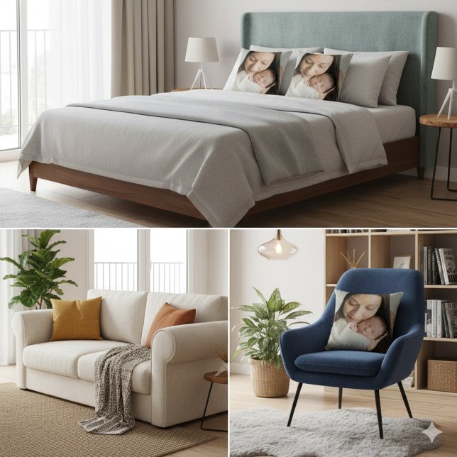 Photo Customised Pillow With Picture Throw Pillows (Creator Uploaded)