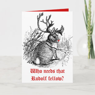 Photo Customized Who needs that Rudolf fellow? Holiday Card