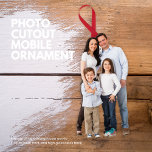 Photo Cut-Out 3-Dimensional Mobile Ornament Photo Sculpture Ornament<br><div class="desc">Introducing our Photo Cut-Out 3-Dimensional Mobile Ornament - a unique and enchanting way to showcase your favourite photos! With this innovative ornament, your cherished memories come to life, creating a captivating display that adds a touch of magic to any space. The Photo Cut-Out 3-Dimensional Mobile Ornament combines the art of...</div>