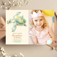 Photo Cute Under the Sea Baby Birthday